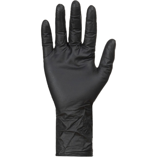 Gants jetables KeepKleen, Grand, Nitrile, 8 mils, Sans poudre, Noir Waymarc Industries Inc