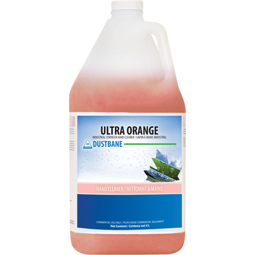 Nettoyant pour les mains Ultra Orange, Liquide, 4 L, Cruche, Parfum&eacute; Waymarc Industries Inc
