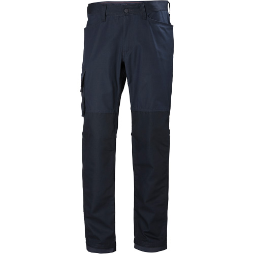 Oxford Service Pants, Poly-Cotton, Navy Blue, Size 30, 30 Inseam Waymarc Industries Inc