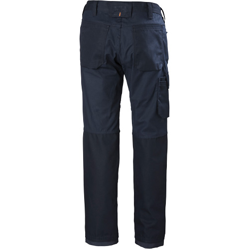 Oxford Service Pants, Poly-Cotton, Navy Blue, Size 30, 30 Inseam Waymarc Industries Inc