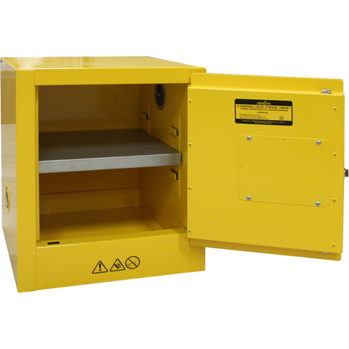 Armoire pour produits inflammables, 4 gal., 1 Porte(s), 17" La x 22" h x 18" p Waymarc Industries Inc