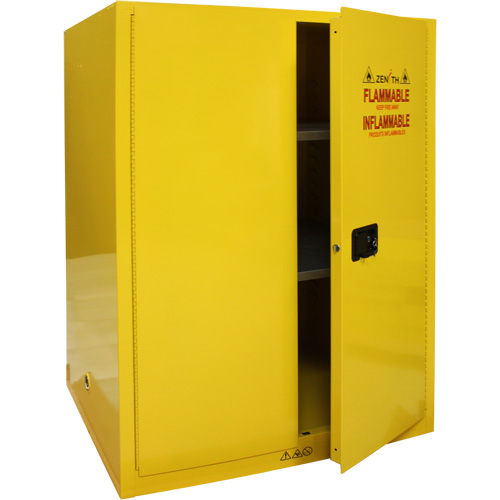 Armoire pour produits inflammables, 90 gal., 2 Porte(s), 43" La x 66" h x 34" p Waymarc Industries Inc