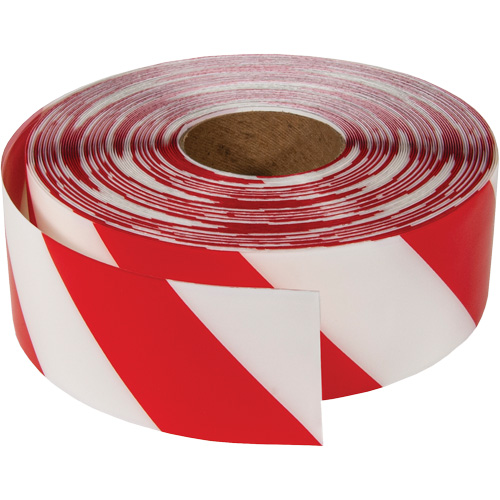 ArmorStripe&reg; Ultra Durable Floor Tape, 3" x 100', PVC, Red and White Waymarc Industries Inc