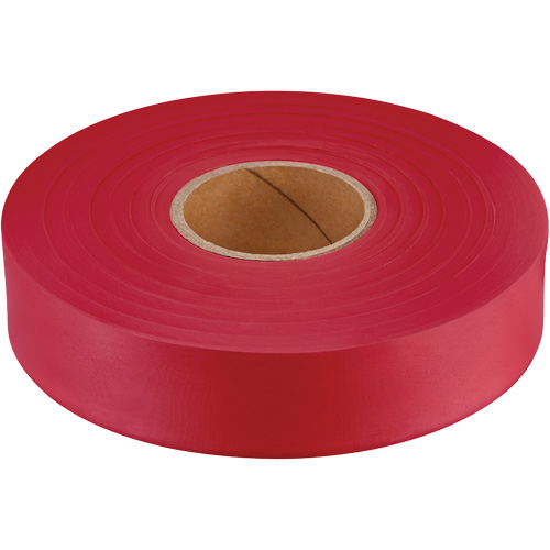 Ruban de signalisation Empire, 1" la x 600' lo, Rouge fluorescent Waymarc Industries Inc