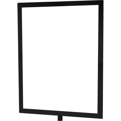 Porte-enseigne vertical robuste pour montant classique, Noir Waymarc Industries Inc