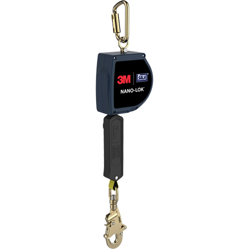 Nano-Lok Extended Length Self Retracting Lifeline, 20', Dyneema&reg;, Swivel Waymarc Industries Inc
