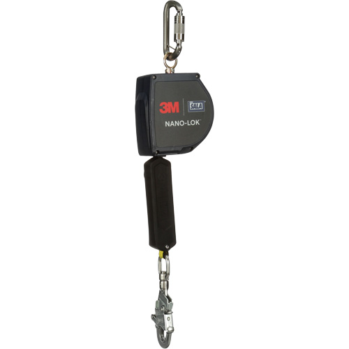 Nano-Lok Extended Length Self Retracting Lifeline, 20', Dyneema&reg;, Swivel Waymarc Industries Inc