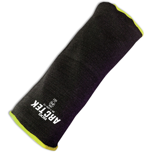 Arc Tek Cut Resistant Sleeve, Polyethylene/Steel, 12", ASTM ANSI Level A5, Black Waymarc Industries Inc
