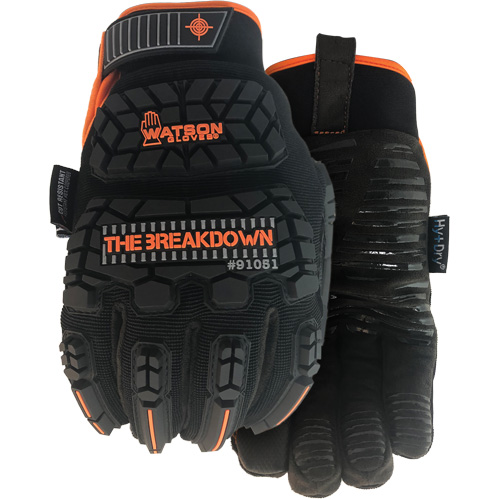 Gants de travail r&eacute;sistants aux coupures The Breakdown, Taille Petit, Enveloppe en Aramide/Polyester/Acier inoxydable, ASTM ANSI niveau A5 Waymarc Industries Inc