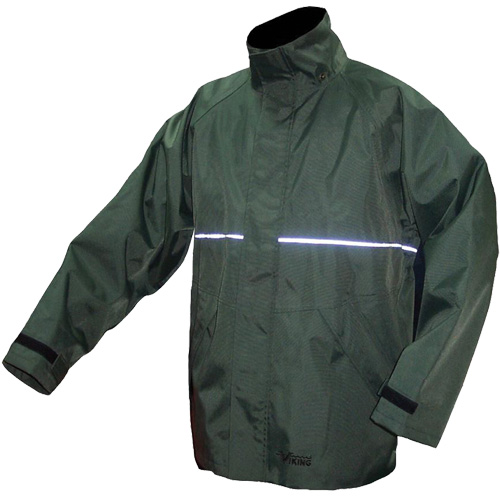 Journeyman Waterproof Jacket, Nylon, Medium, Green Waymarc Industries Inc