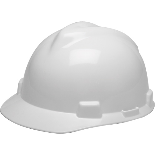 Casque de s&eacute;curit&eacute; avec rainures GREEN V-Gard, R&eacute;pond aux normes CSA type 1, Suspension Rochet Waymarc Industries Inc
