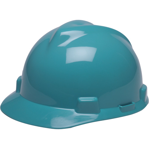 Casque de s&eacute;curit&eacute; avec rainures GREEN V-Gard, R&eacute;pond aux normes CSA type 1, Suspension Rochet Waymarc Industries Inc