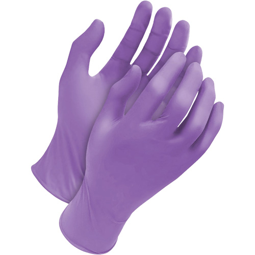Gants tripolym&egrave;res jetables Deny, Grand, Latex/N&eacute;opr&egrave;ne/Nitrile, 6 mils, Sans poudre, Mauve Waymarc Industries Inc