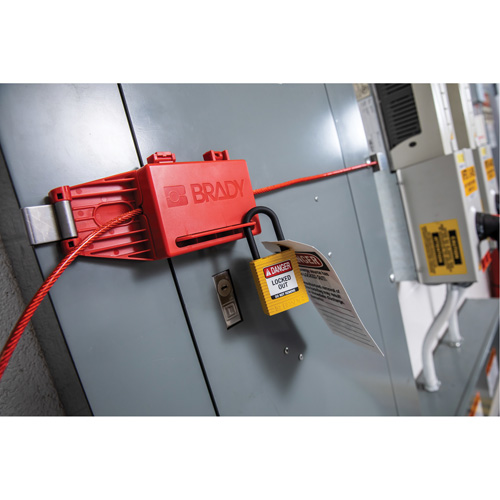 Dispositif de cadenassage pour tableau, Type Disjoncteur Waymarc Industries Inc