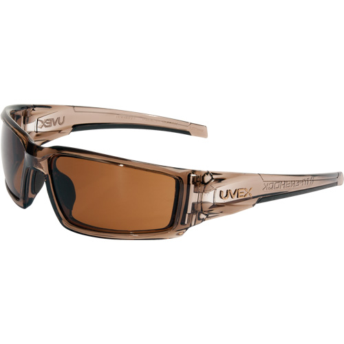 Uvex HydroShield&reg; Hypershock&reg; Safety Glasses, Espresso Lens, Anti-Fog/Anti-Scratch, ANSI Z87+/Meets/Exceeds CSA Z94.3 Waymarc Industries Inc