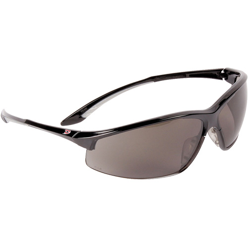 Dynamic Hummingbird Semi-Rimless Safety Glasses, Smoke Lens, Anti-Fog, ANSI Z87+/Meets/Exceeds CSA Z94.3 Waymarc Industries Inc