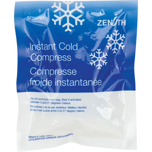 Instant Compress, Cold, Single Use, 5" x 6" Waymarc Industries Inc