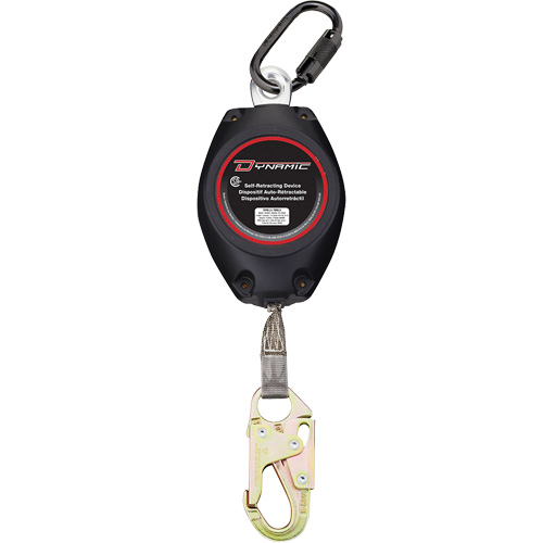 Cordage de s&eacute;curit&eacute; autor&eacute;tractable Dynamic, 20', Dyneema, Pivotant Waymarc Industries Inc