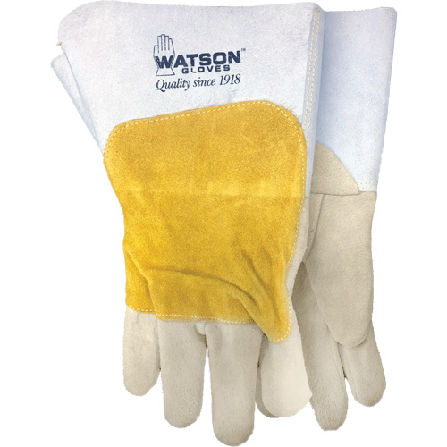 Mad Cow Welding Gloves, Grain Cowhide, Size Large Waymarc Industries Inc
