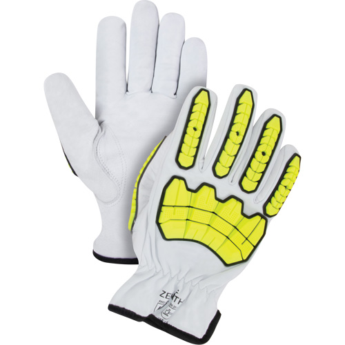Gants r&eacute;sistants aux coupures et aux chocs, Petit, Paume en Ch&egrave;vre, Poignet Conducteur Waymarc Industries Inc
