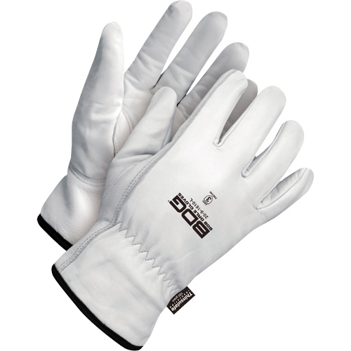Classic Puncture Resistant Driver Gloves, Large, Grain Goatskin Palm, Thinsulate Inner Lining Waymarc Industries Inc