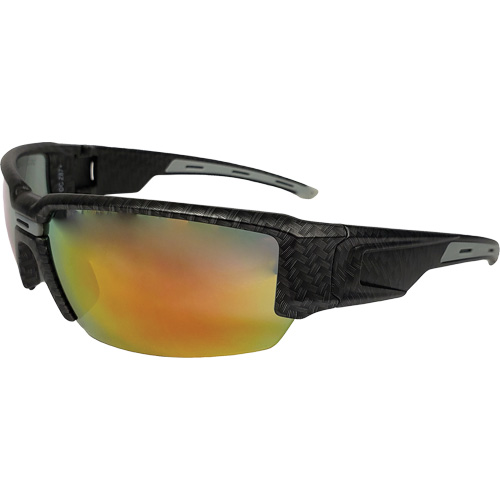 Lunettes de s&eacute;curit&eacute; Hartley, Lentille Rouge, R&eacute;pond ou surpasse la norme CSA Z94.3 Waymarc Industries Inc