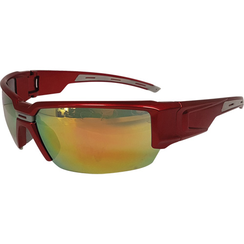 Hartley Safety Glasses, Red Lens, Meets/Exceeds CSA Z94.3 Waymarc Industries Inc
