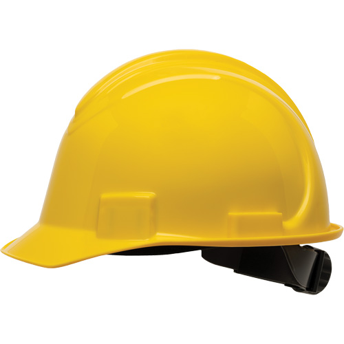 North&reg; Short Brim Hardhat, Meets CSA Type 1, Ratchet Suspension, Non-Vented Waymarc Industries Inc