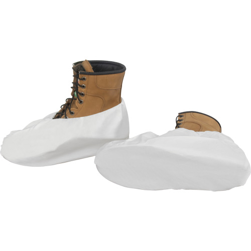 Couvre-chaussures, Taille unique, Microporeux, Blanc Waymarc Industries Inc