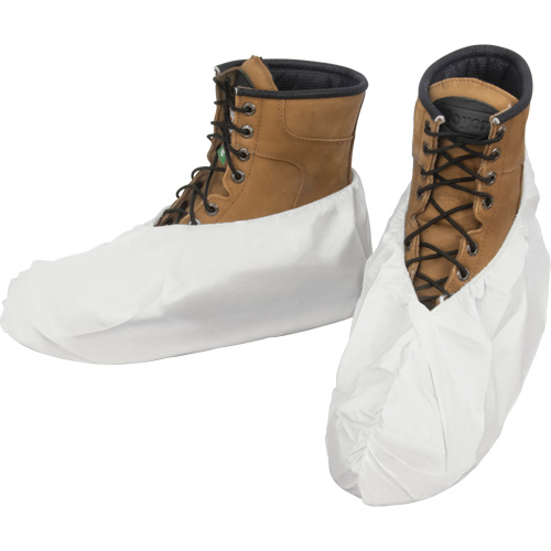 Couvre-chaussures, Taille unique, Microporeux, Blanc Waymarc Industries Inc
