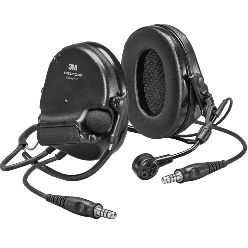 Peltor ComTac VI NIB Dual Lead Headset, Neckband Style, 22 dB Waymarc Industries Inc