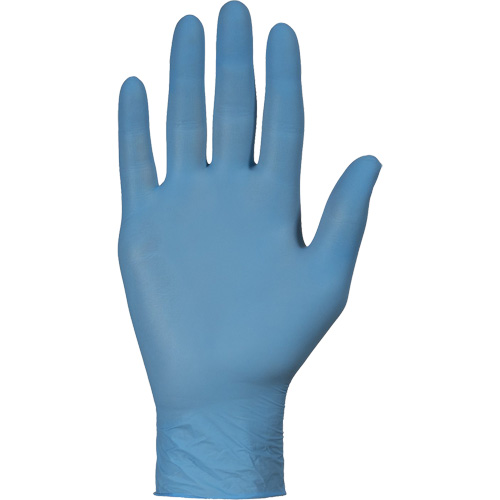 Gants jetables KeepKleen, Petit, Nitrile, 2,8 mil, Sans poudre, Bleu Waymarc Industries Inc