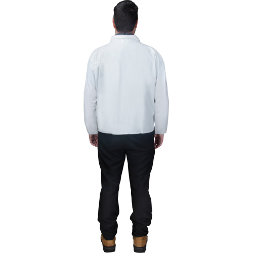 Chemise jetable, Microporeux, Petit, Blanc Waymarc Industries Inc