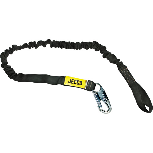 Arc Flash Shock Absorbing Lanyard, 6', Locking Snap Hook Center, Choke-Off Loop Leg Ends, Nylon Waymarc Industries Inc