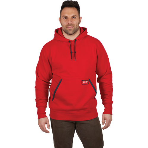 Heavy-Duty Pullover Hoodie, Men's, Small, Red Waymarc Industries Inc