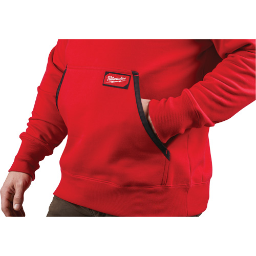 Heavy-Duty Pullover Hoodie, Men's, Small, Red Waymarc Industries Inc