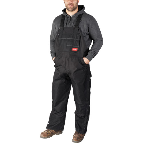 Salopette GridIron courte avec fermeture &agrave; glissi&egrave;re jusqu'&agrave; la cuisse, Hommes, 2T-Grand, Noir Waymarc Industries Inc
