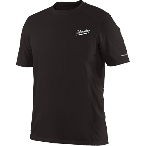 Workskin Short Sleeve Shirt, Men's, Small, Black Waymarc Industries Inc