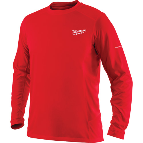 Workskin Long Sleeve Shirt, Men's, Small, Red Waymarc Industries Inc