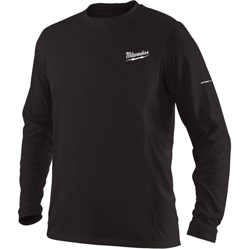 Workskin Long Sleeve Shirt, Men's, Small, Black Waymarc Industries Inc