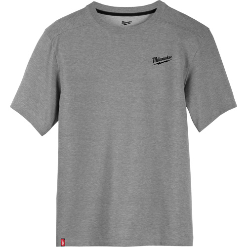 Hybrid Work Tee Shirt, Men's, Small, Grey Waymarc Industries Inc