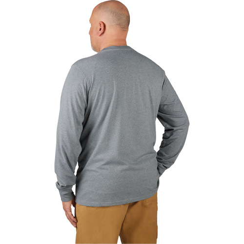 Hybrid Work Tee Shirt, Men's, Small, Grey Waymarc Industries Inc