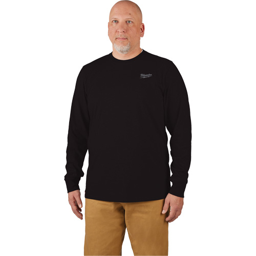 Hybrid Work Tee Shirt, Men's, Small, Black Waymarc Industries Inc