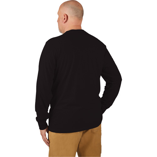 Hybrid Work Tee Shirt, Men's, Small, Black Waymarc Industries Inc