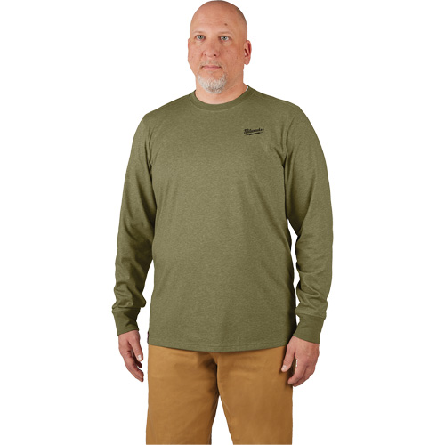Hybrid Work Tee Shirt, Men's, Small, Green Waymarc Industries Inc