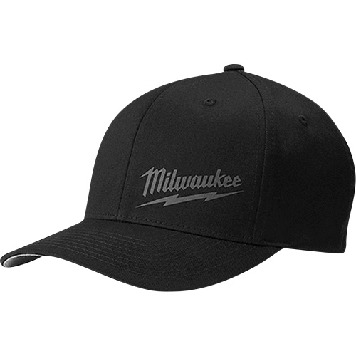 Casquette ajust&eacute;e Flexfit - grand/t-grand, Noir, Poly-coton Waymarc Industries Inc