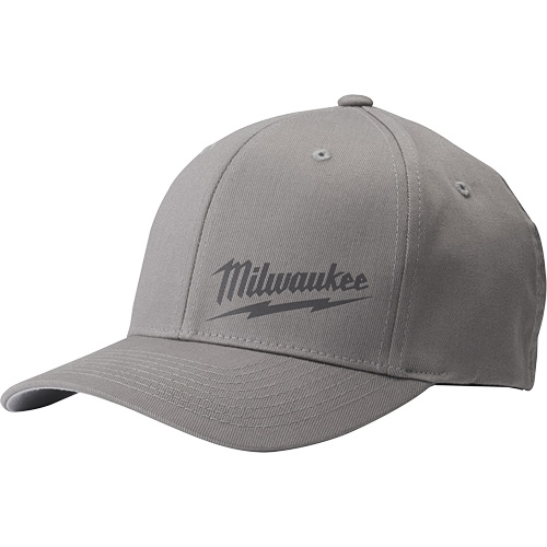 Flexfit&reg; Fitted Hat - Small/Medium, Grey, Poly-Cotton Waymarc Industries Inc