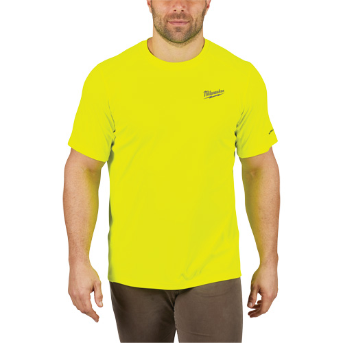 Chandail l&eacute;ger &agrave; haute visibilit&eacute; Workskin, Hommes, Petit, Jaune Waymarc Industries Inc