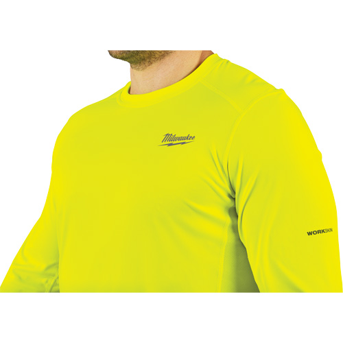 Chandail l&eacute;ger &agrave; haute visibilit&eacute; Workskin, Hommes, Petit, Jaune Waymarc Industries Inc