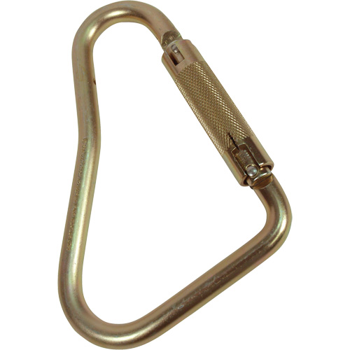 Mousqueton en D d&eacute;cal&eacute;, Acier, Capacit&eacute; 5000 lb Waymarc Industries Inc
